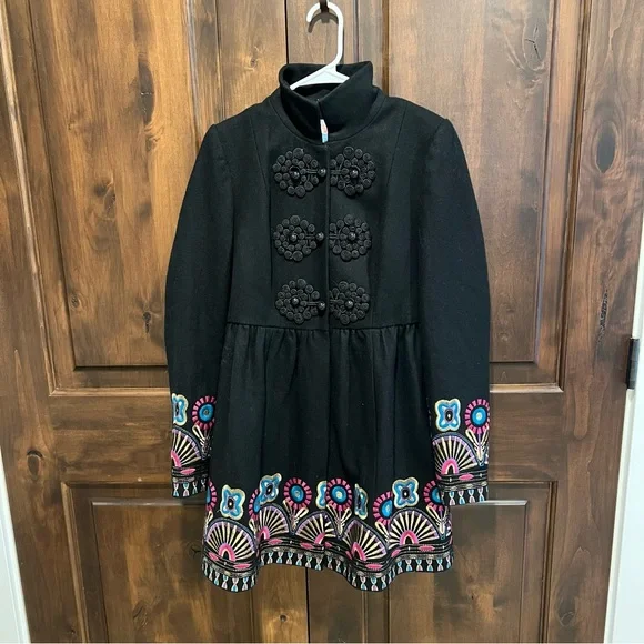 Anthropologie Tracy Reese Elimovna Embroidered Coat - Picture 3 of 13